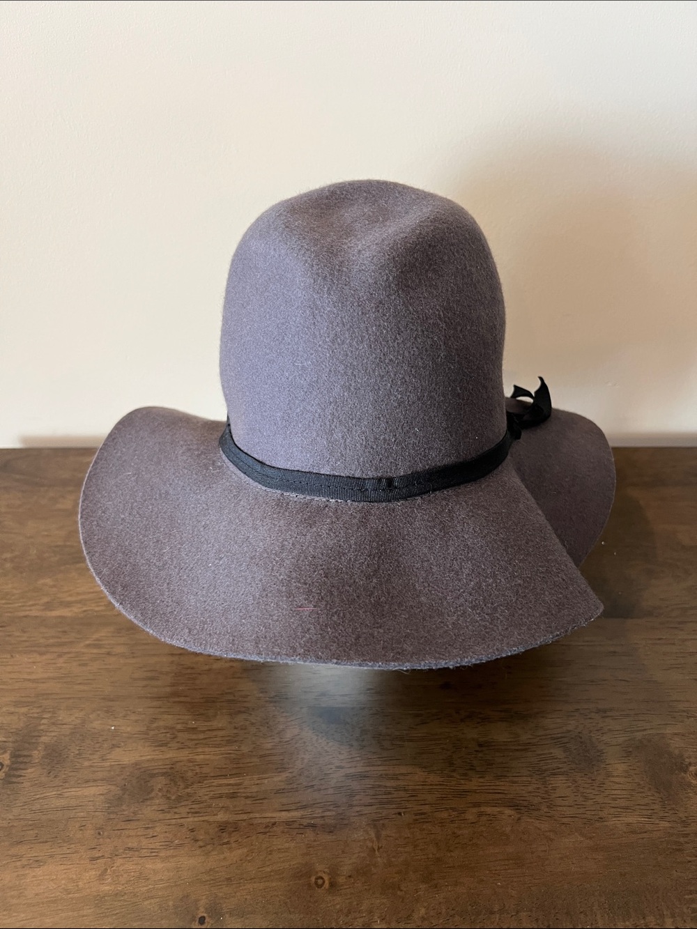 Target Wool Floppy Brim Fedora Hat Gray Boho